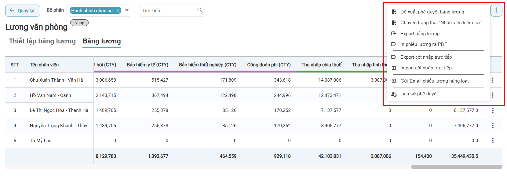 Tinh luong - Bang lunog - Quick menu.png